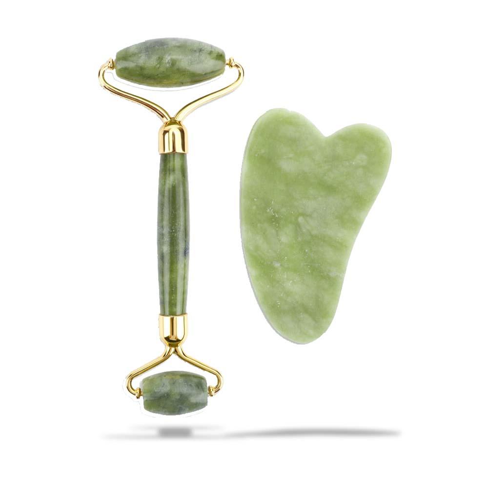 Roller Jade Vert – Pierre Naturelle – Neuf Sous Emballage – France