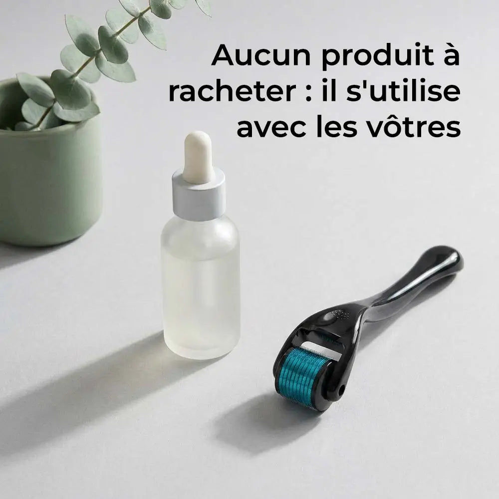 Dermaroller Visage – Micro-Aiguilles &amp; Absorption des Soins