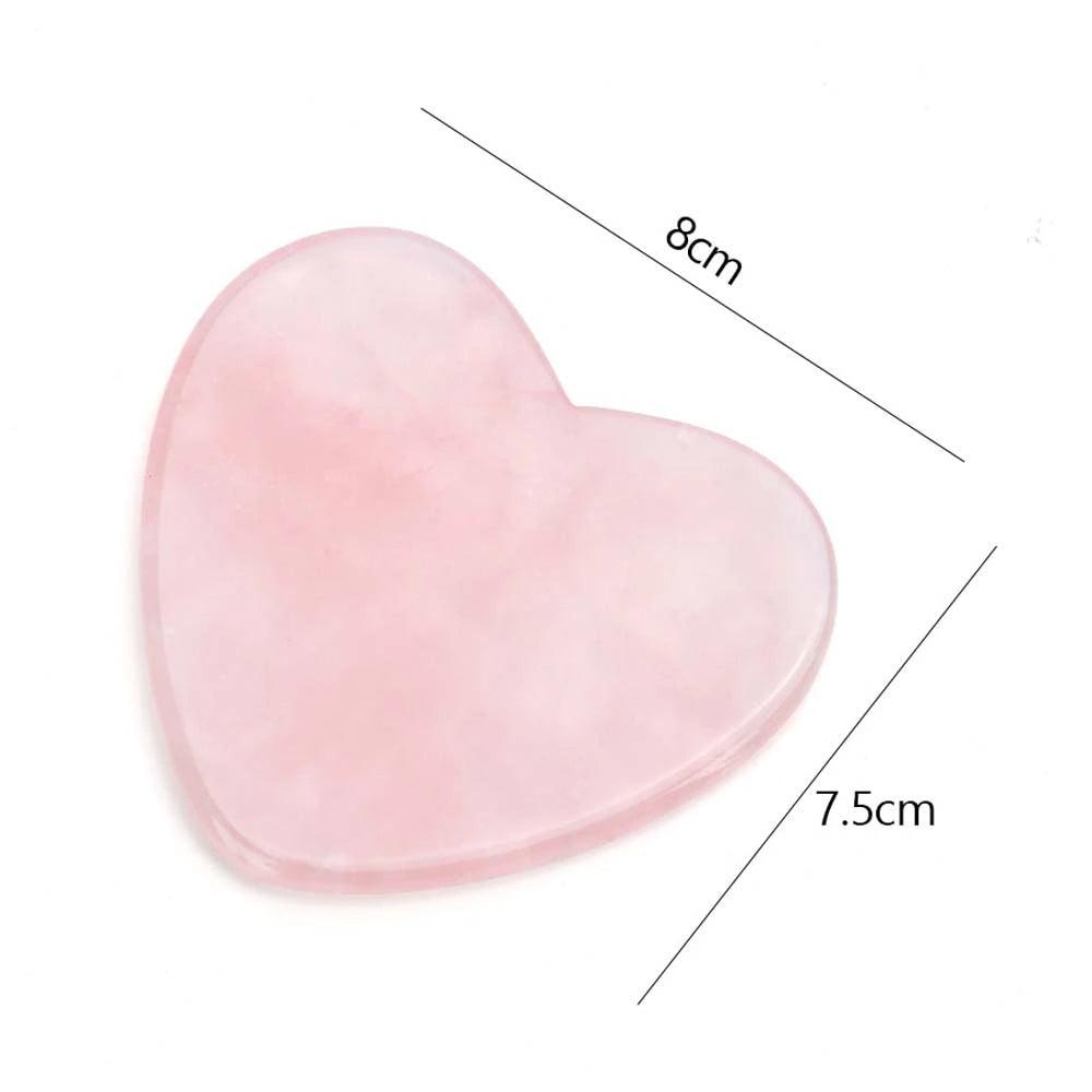 Dimensions gua sha  coeur