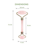 dimensions rouleau visage quartz
