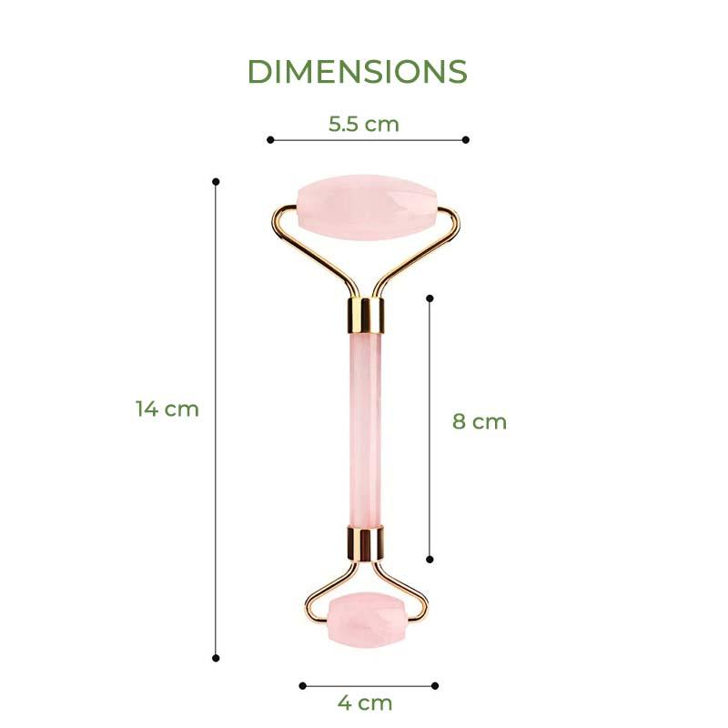 dimensions rouleau visage quartz