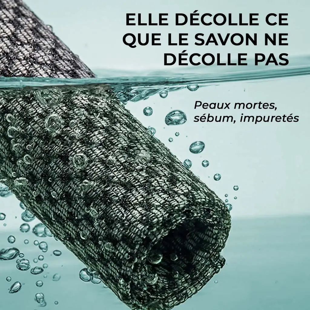 Serviette Exfoliante Corps — Peau Nette & Douce