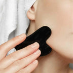 Gua Sha Obsidienne Noire - Fermeté & Contours Redessinés