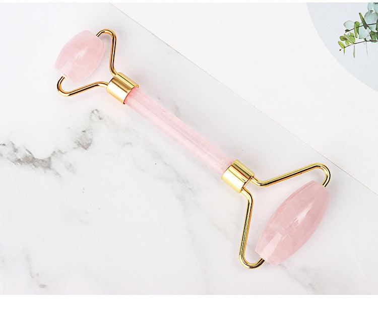 rouleau visage quartz rose