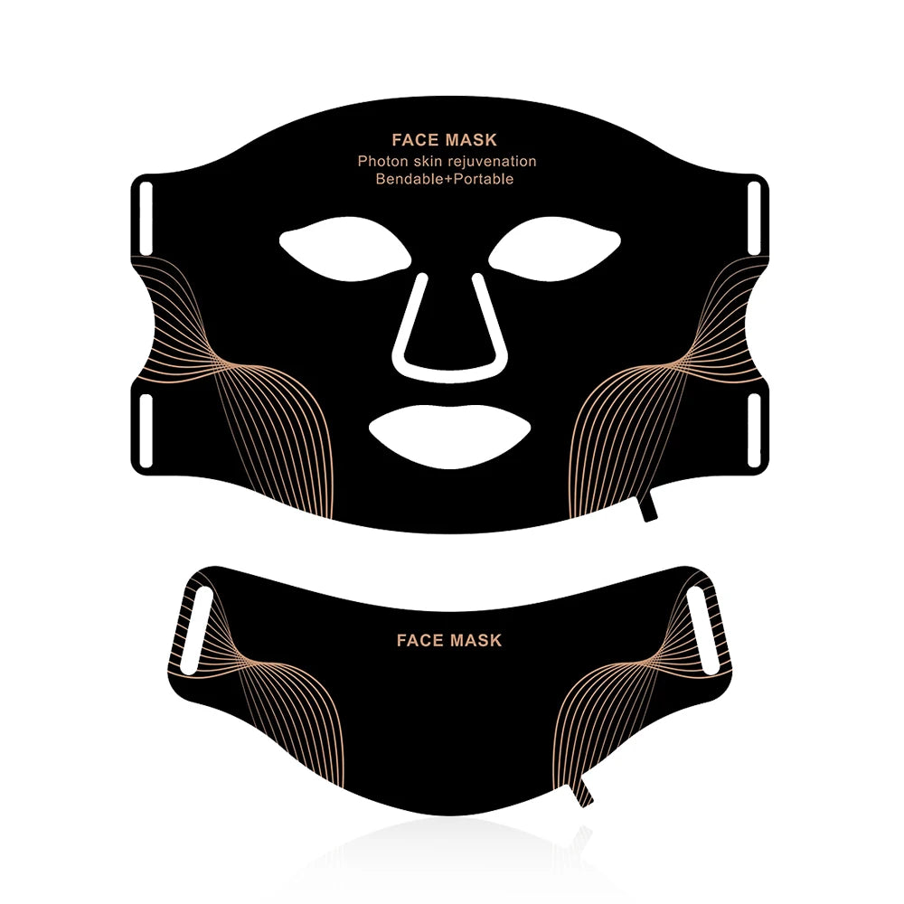 LumaGlow™ - Masque LED Visage & Cou 7 Couleurs