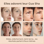 Avant/après gua sha électrique