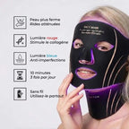 LumaGlow™ - Masque LED Visage & Cou 7 Couleurs