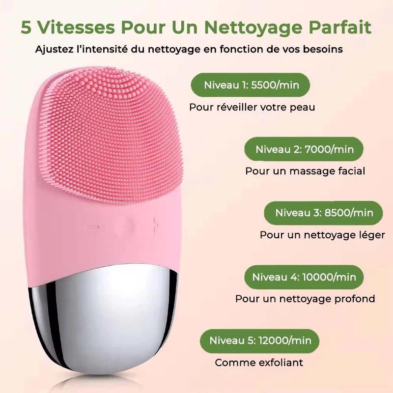 Brosse sonique 5 vitesses