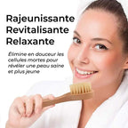 Brosse Visage Poils Naturels - Exfoliation & Teint Lumineux