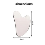 Gua Sha Acier Inoxydable - Fraîcheur Immédiate & Fermeté