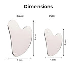 Gua Sha Acier Inoxydable - Fraîcheur Immédiate & Fermeté
