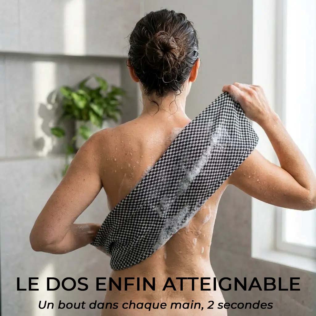 Serviette Exfoliante Corps — Peau Nette & Douce