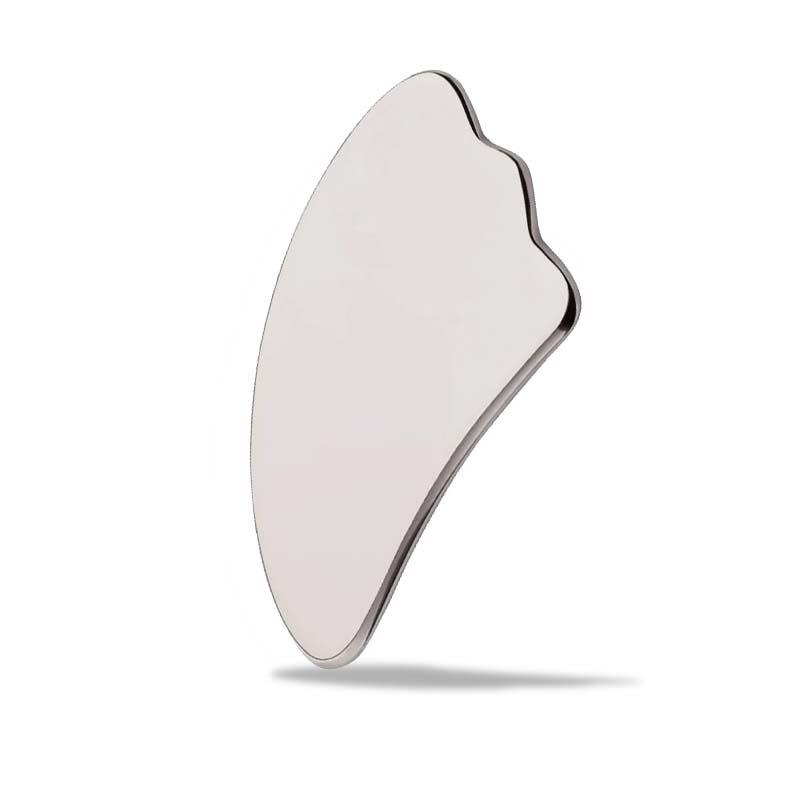Gua sha en acier inox en forme d'aile
