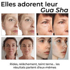 Avant/après gua sha électrique