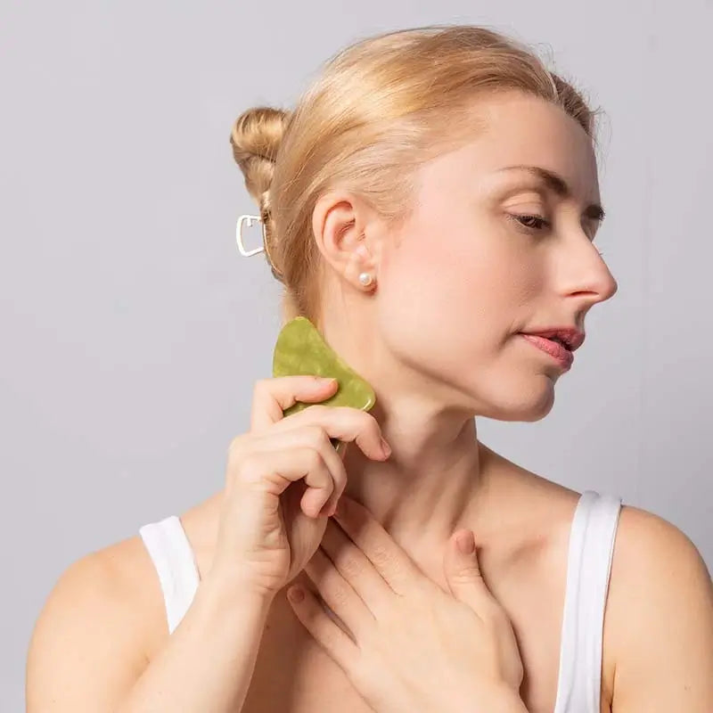Gua Sha Jade Véritable