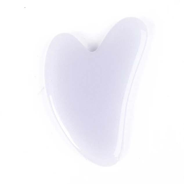 gua sha resine blanc