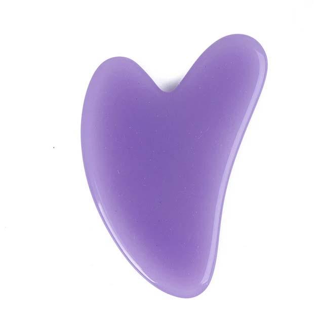 gua sha resine violet
