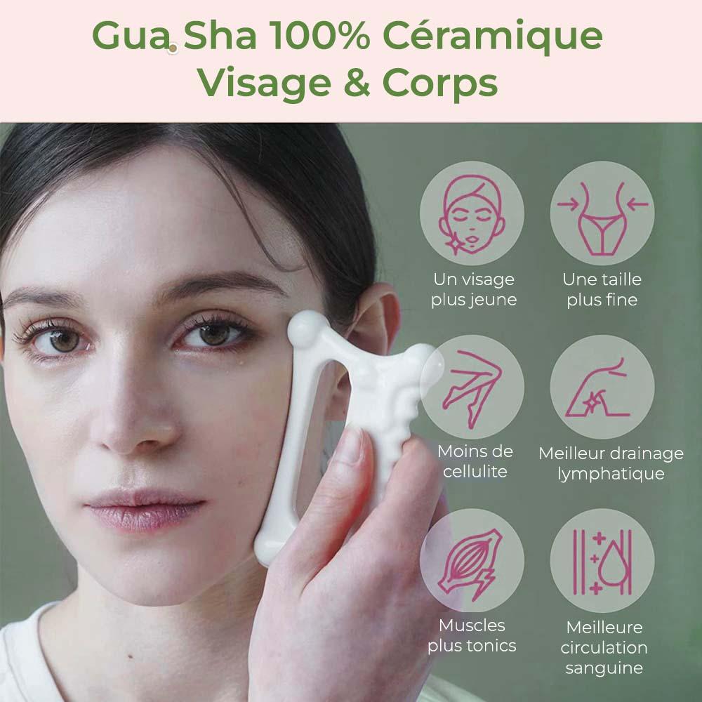 Effet gua sha céramique