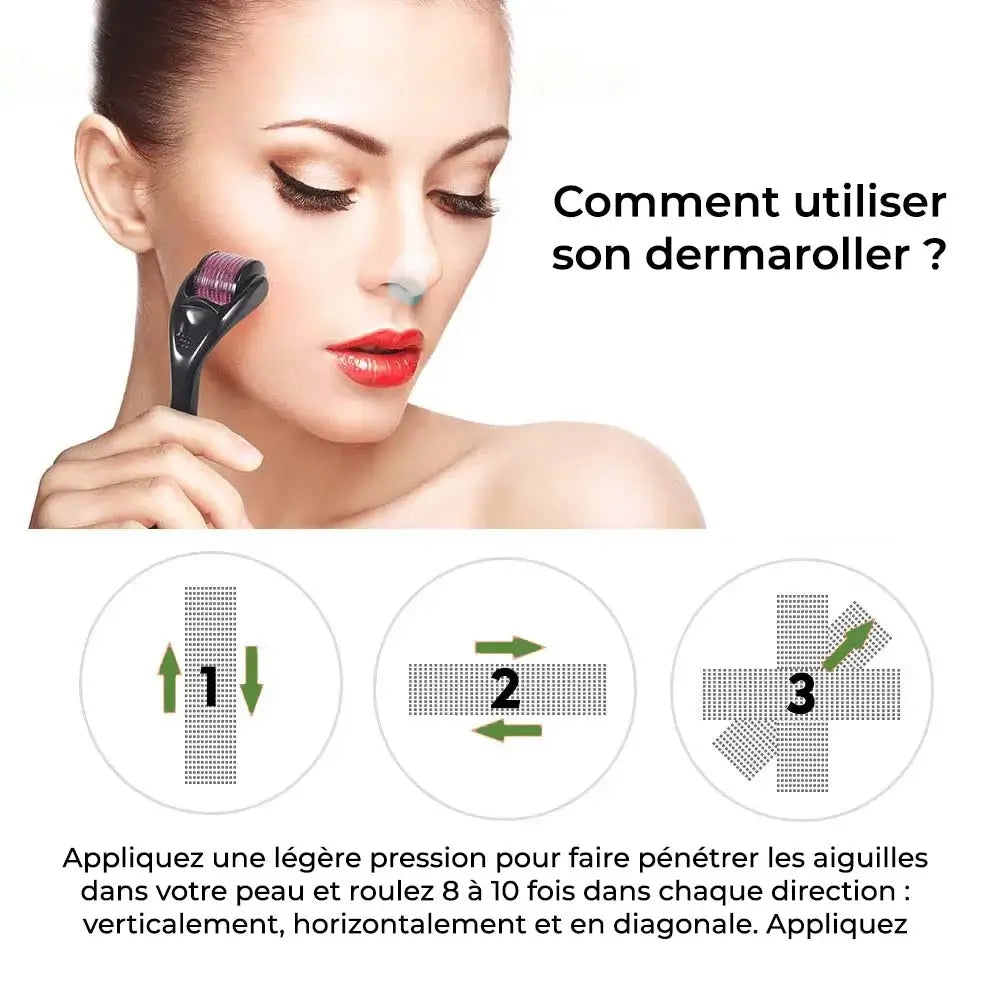 Mode emploi dermaroller visage