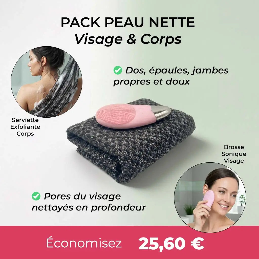 Serviette Exfoliante Corps — Dos & Peau Nette