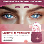 Rouleau de glace visage