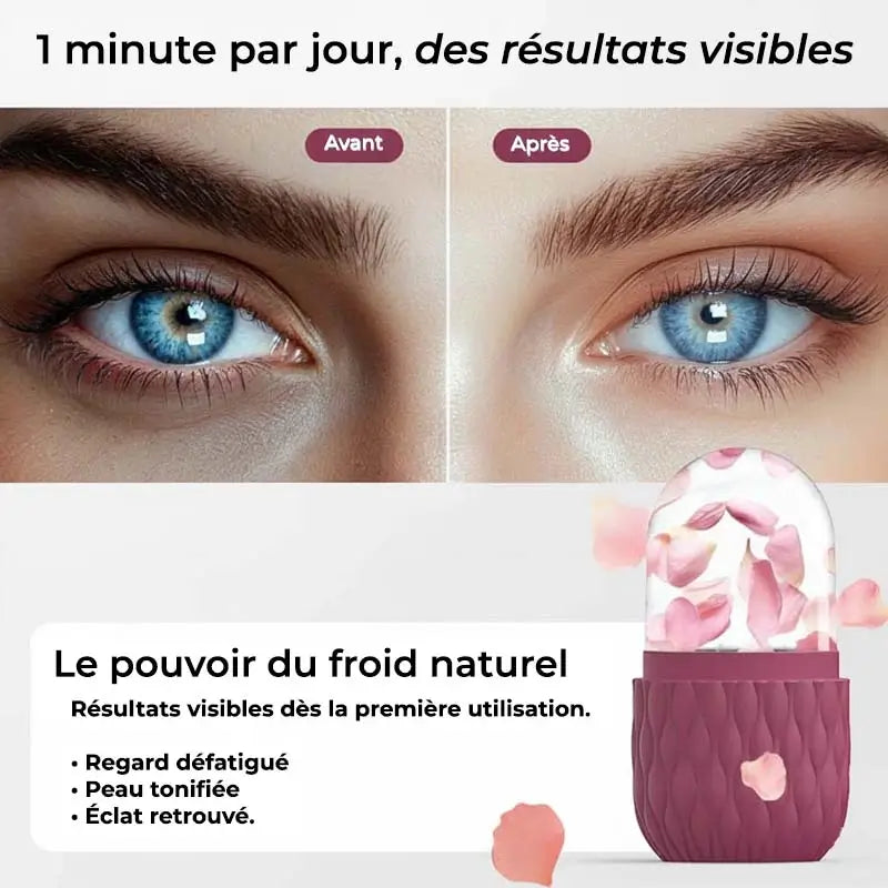 Rouleau de glace avant après