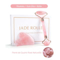 Rouleau et gua sha en quartz rose
