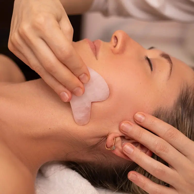 Pierre Gua Sha Quartz Rose